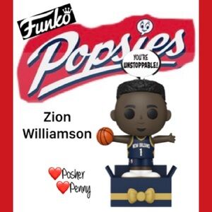 🆕 FUNKO POPSIES Zion Williamson